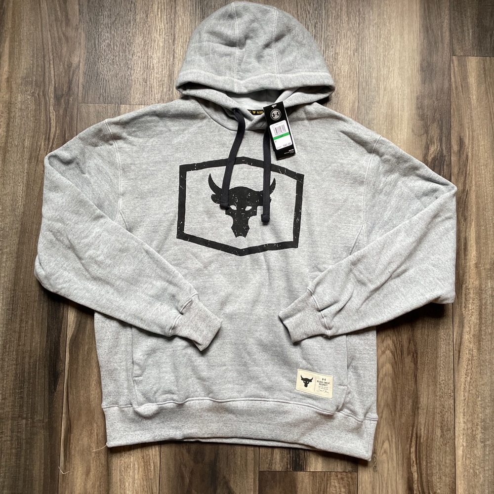 New Men's Under Armour x Project Rock Warm Hoodie